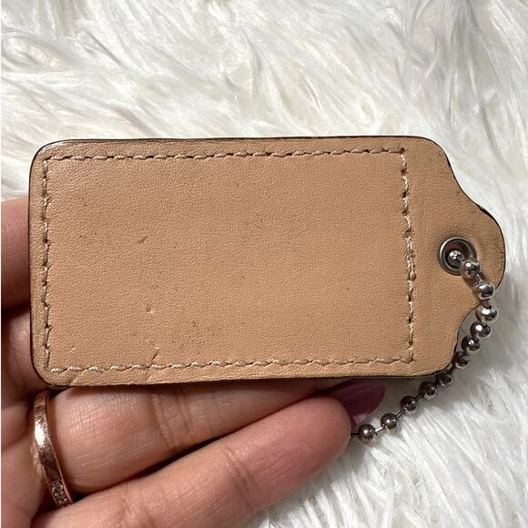 2.5" COACH Fob Bag Charm Hang tag Hangtag - Picture 2 of 2